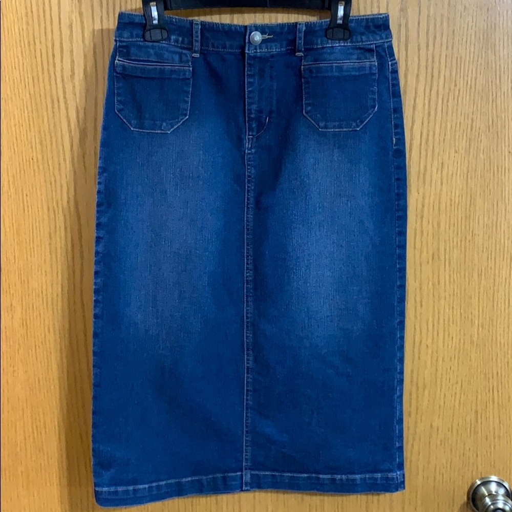 Christopher & Banks Jean Skirt